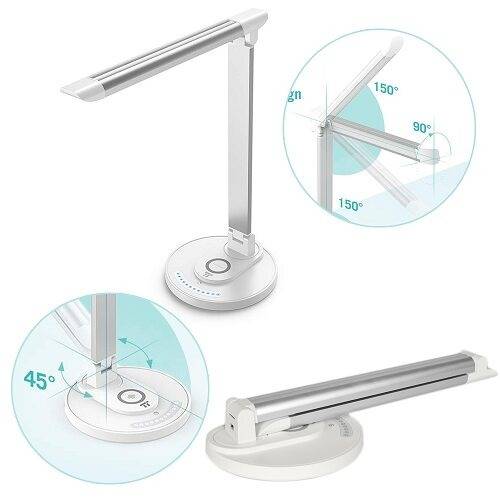 Đèn LED Bảo Vệ Mắt TaoTronics TT-DL053 Tích Hợp Sạc Điện Thoại Không Dây- CHÍNH HÃNG