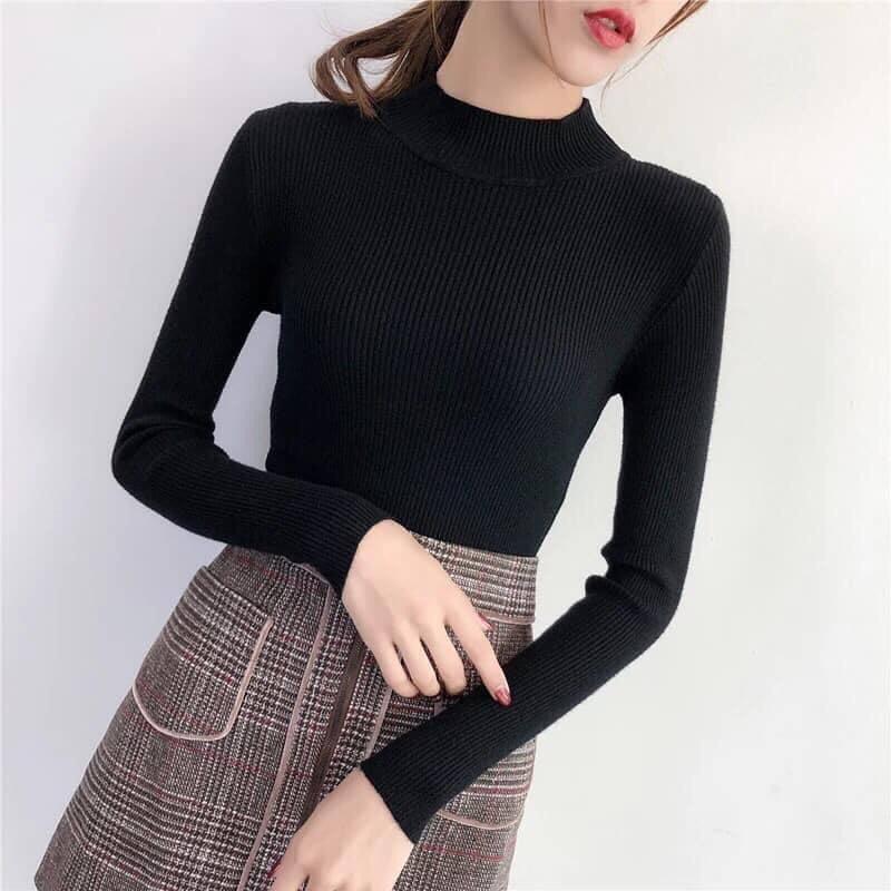 Áo len tăm cổ cao ERIS siêu chất