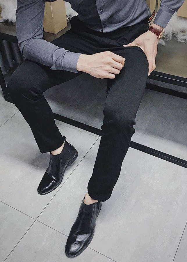 Quần Âu Nam Đen Dáng Body DEN01