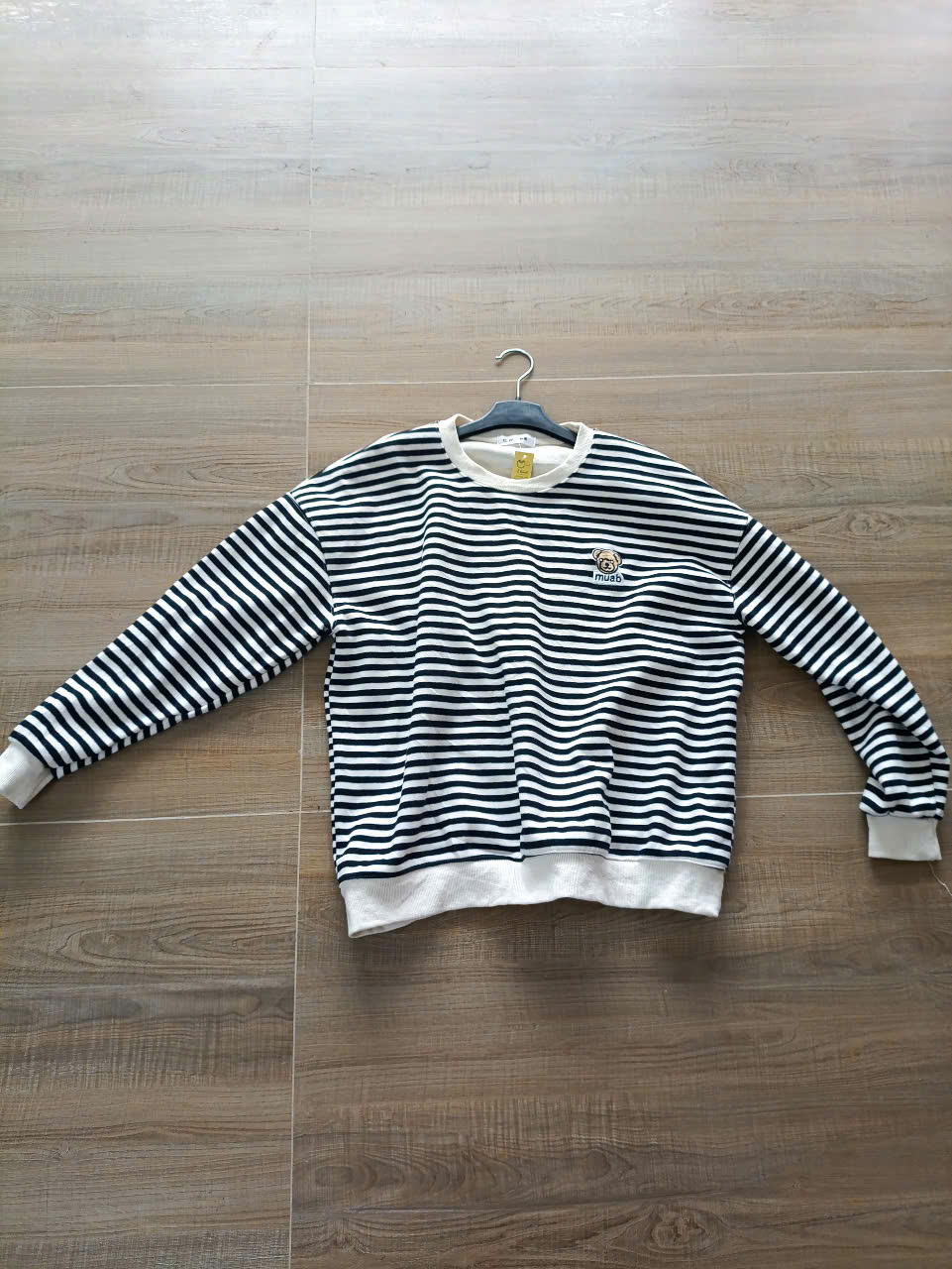 Áo hoodie kẻ ngang (Si tuyển) - Hàng chính hãng