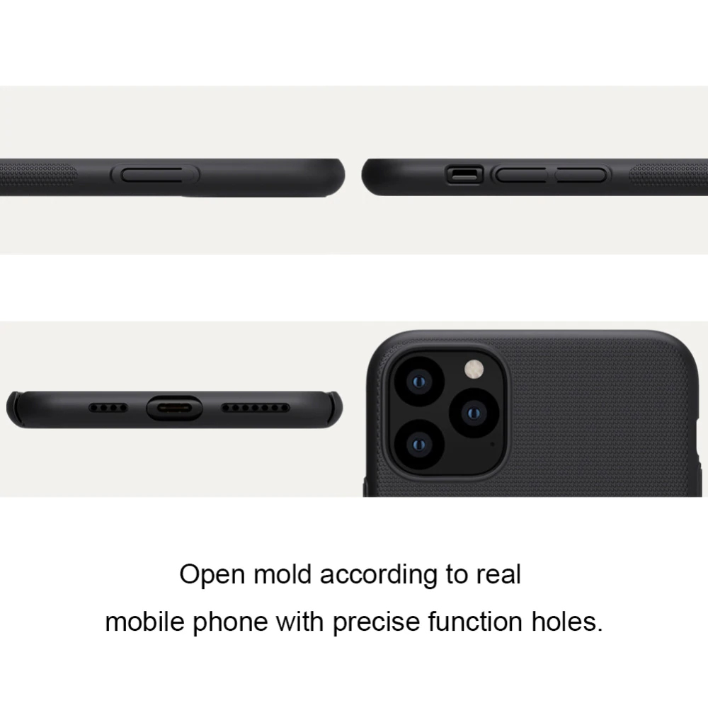 Ốp Lưng Sần Chống Sốc Cho iPhone 11 Pro Max hiệu Nillkin  - Hàng Chính Hãng