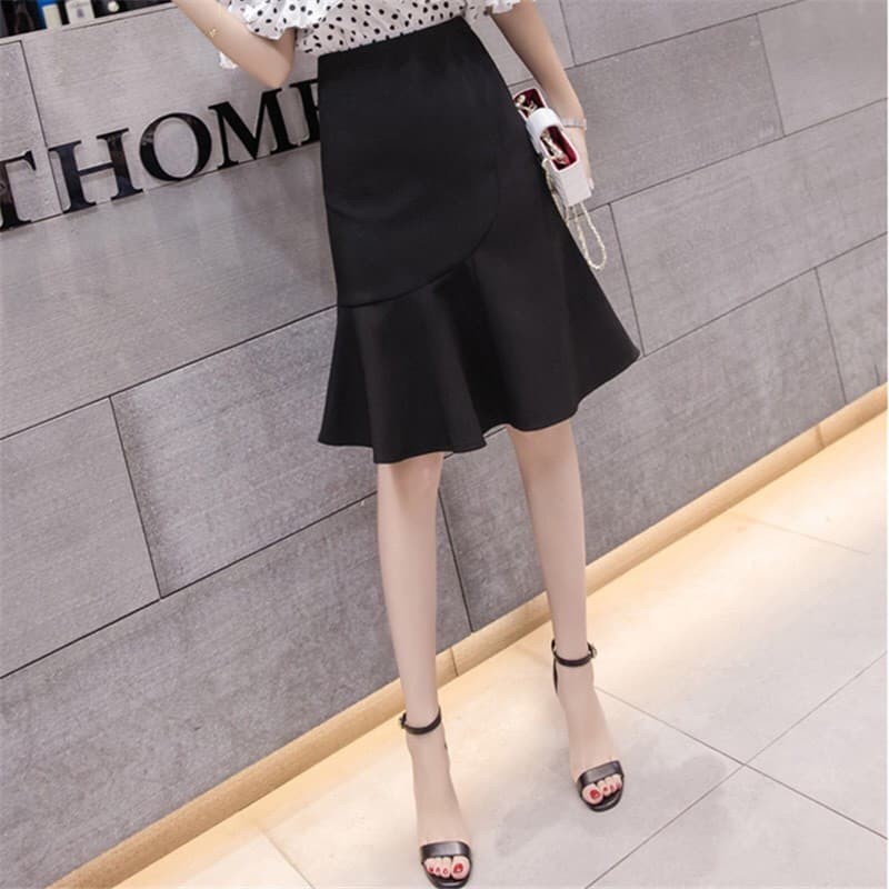 Chân váy đuôi cá chất tuyết mưa lịch sự