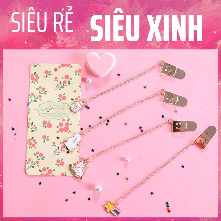 Bookmark Dây Kim Loại Họa Tiết Hoạt Hình Siêu Cute