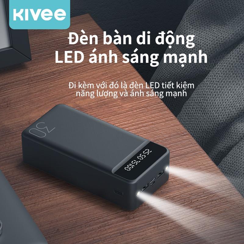 Pin Sạc Dự Phòng Kivee PT303P Dung Lượng Chuẩn 30000mAh - Bảo Hành 12 Tháng