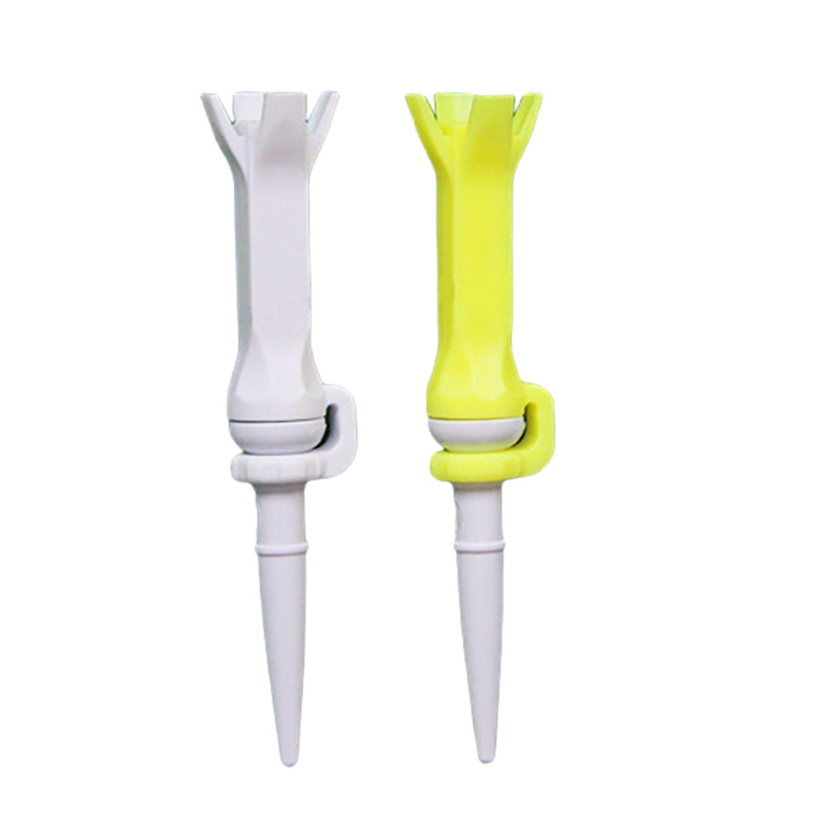 2x Golf Tee Ball Holder 76mm Unbreakable golf professional tees Driving Range Training Outdoor Sports Accessories