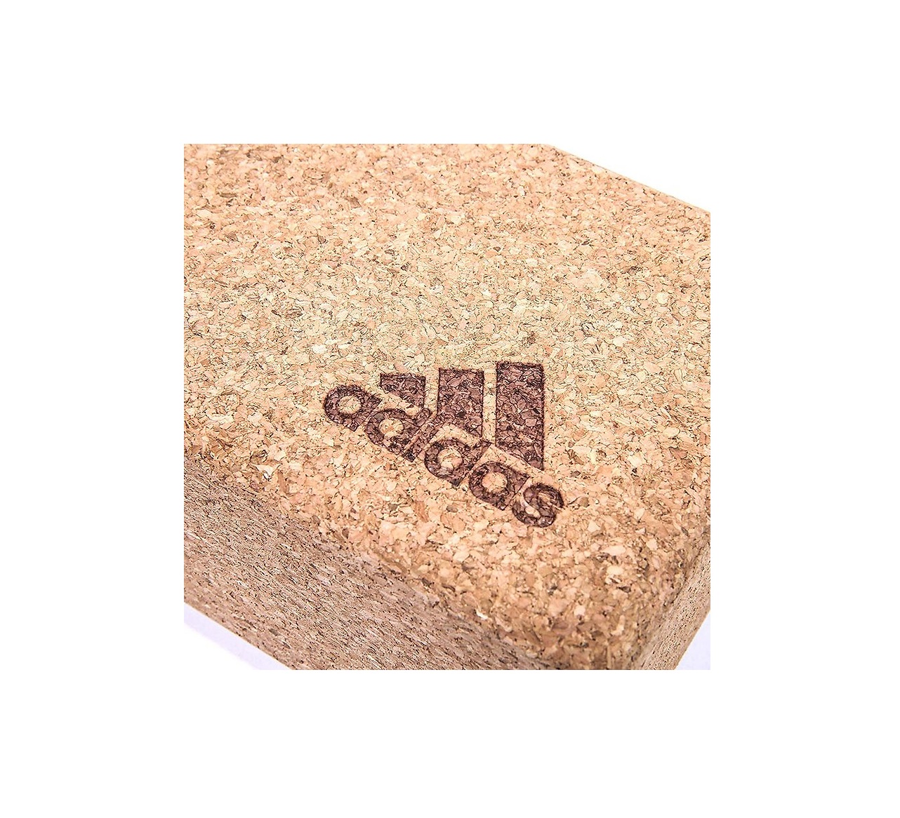 Gạch Tập Yoga Gỗ Bần Chính Hãng ADIDAS ADYG-20100CORK Cork Yoga Block (1 Viên) - Gạch Gỗ Bần Cao Cấp