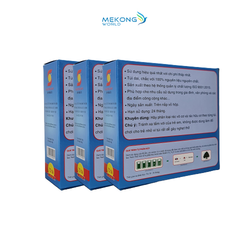 3 Hộp Túi Đựng Rác Siêu Tiết Kiệm Nhựa Sinh Học