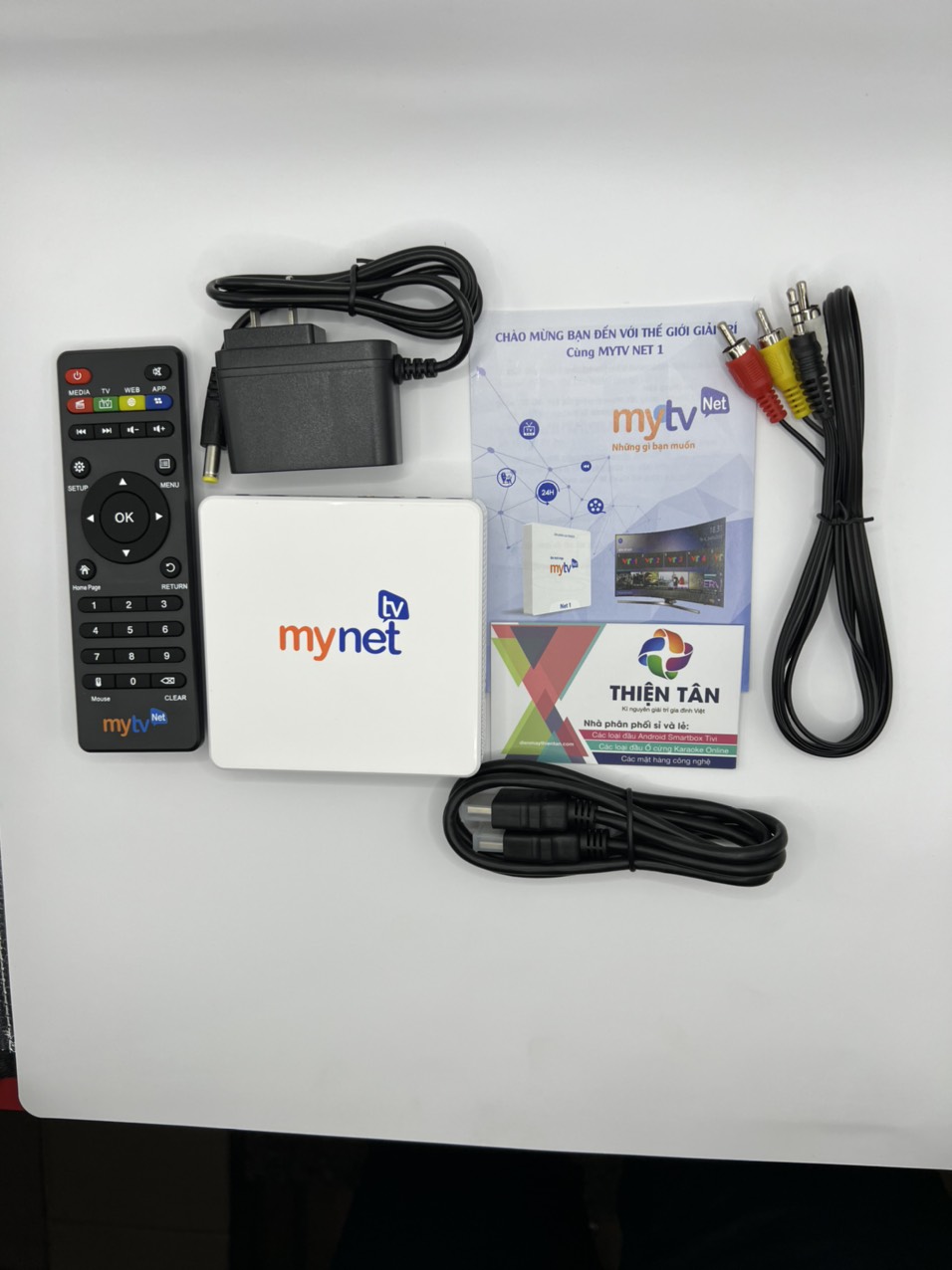 Box Mytv Net (2021) - Ram 4G/32G (Android 10) - Hàng Chính Hãng - Truyền Hình OTT miễn phí 12 tháng - Tích Hợp Tìm Kiếm Giọng Nói