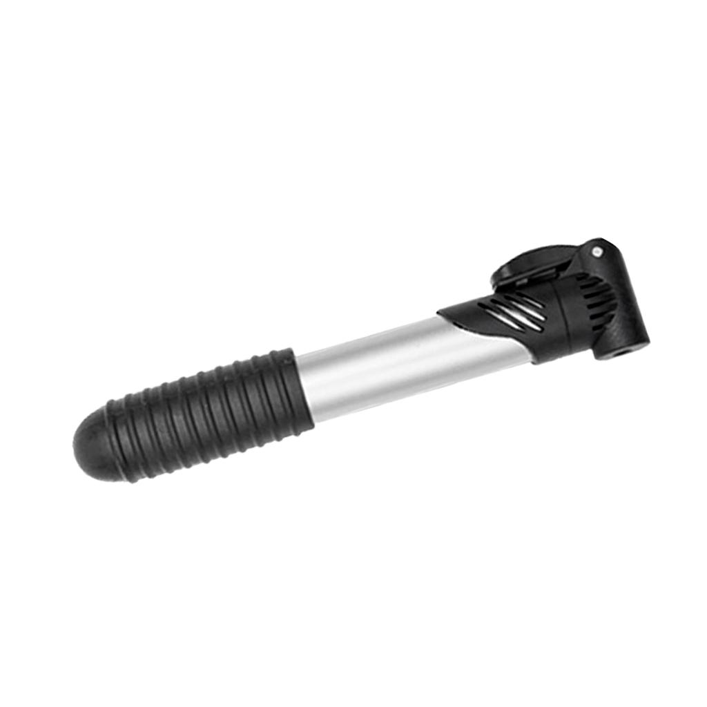 Plastic Bicycle Pump Bike Pump Mini Inflator Bicycle Accessories Silver