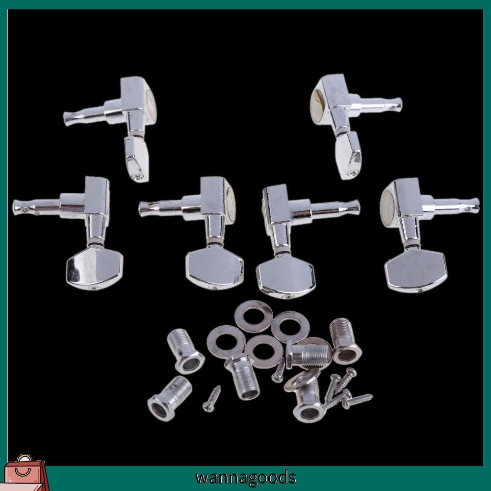 Set 6 Chốt Dây Đàn Guitar Bằng Chrome