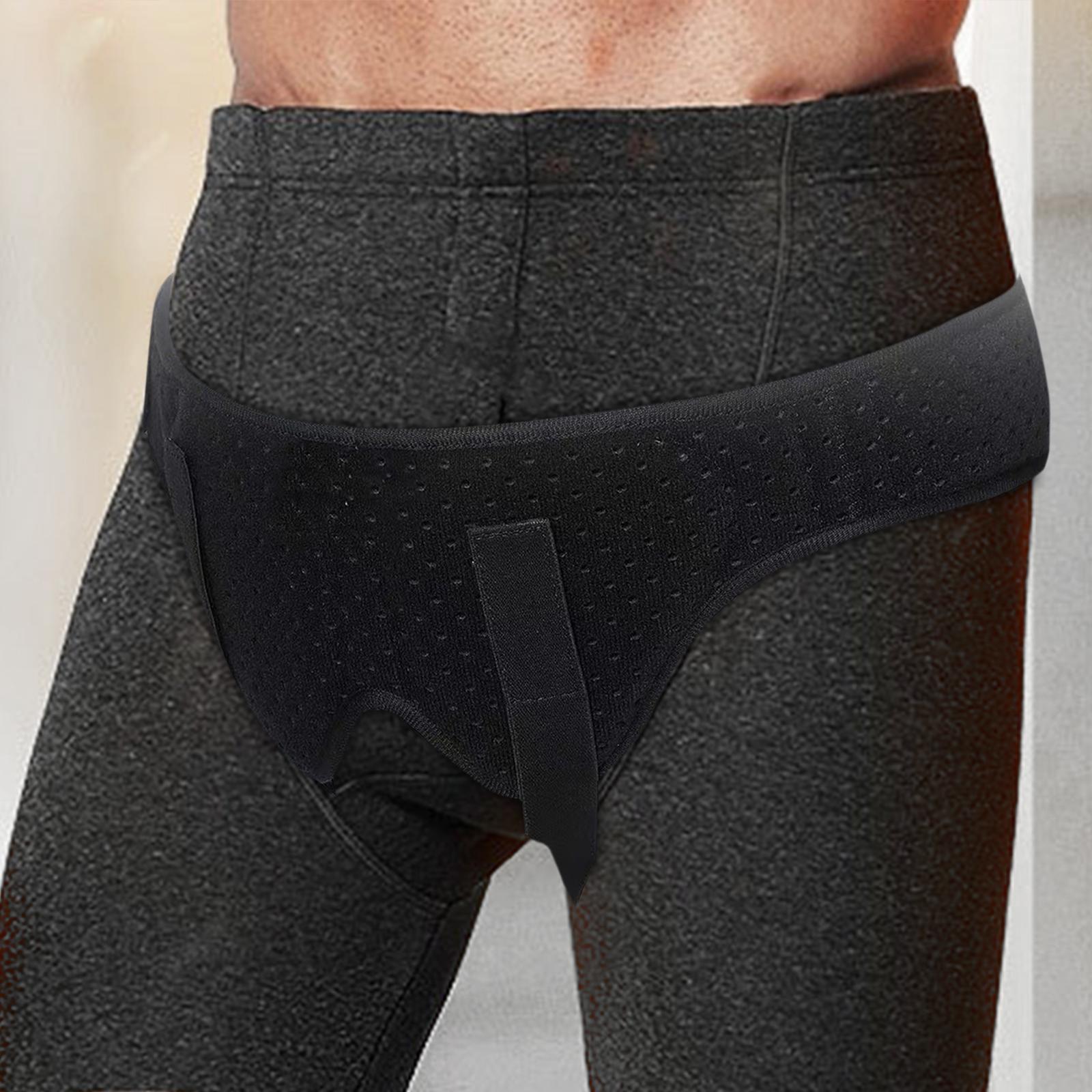 Inguinal Hernia Belt, Breathable Hernia Support Brace Overstrain & Exertion Hernia Guard Hernia Band for Double Inguinal Groin Hernia