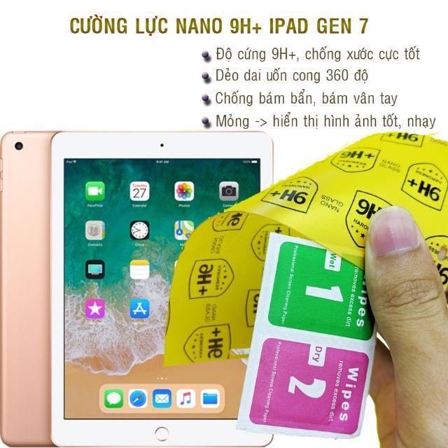 Dán cường lực dẻo nano 9H+  dành cho  iPad Gen 7