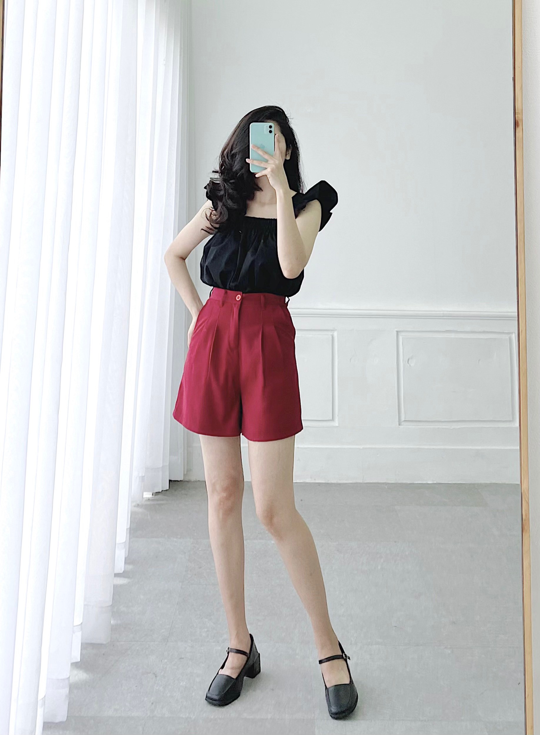 YU CHERRY | Áo nữ Ruffle Flying Top YA370