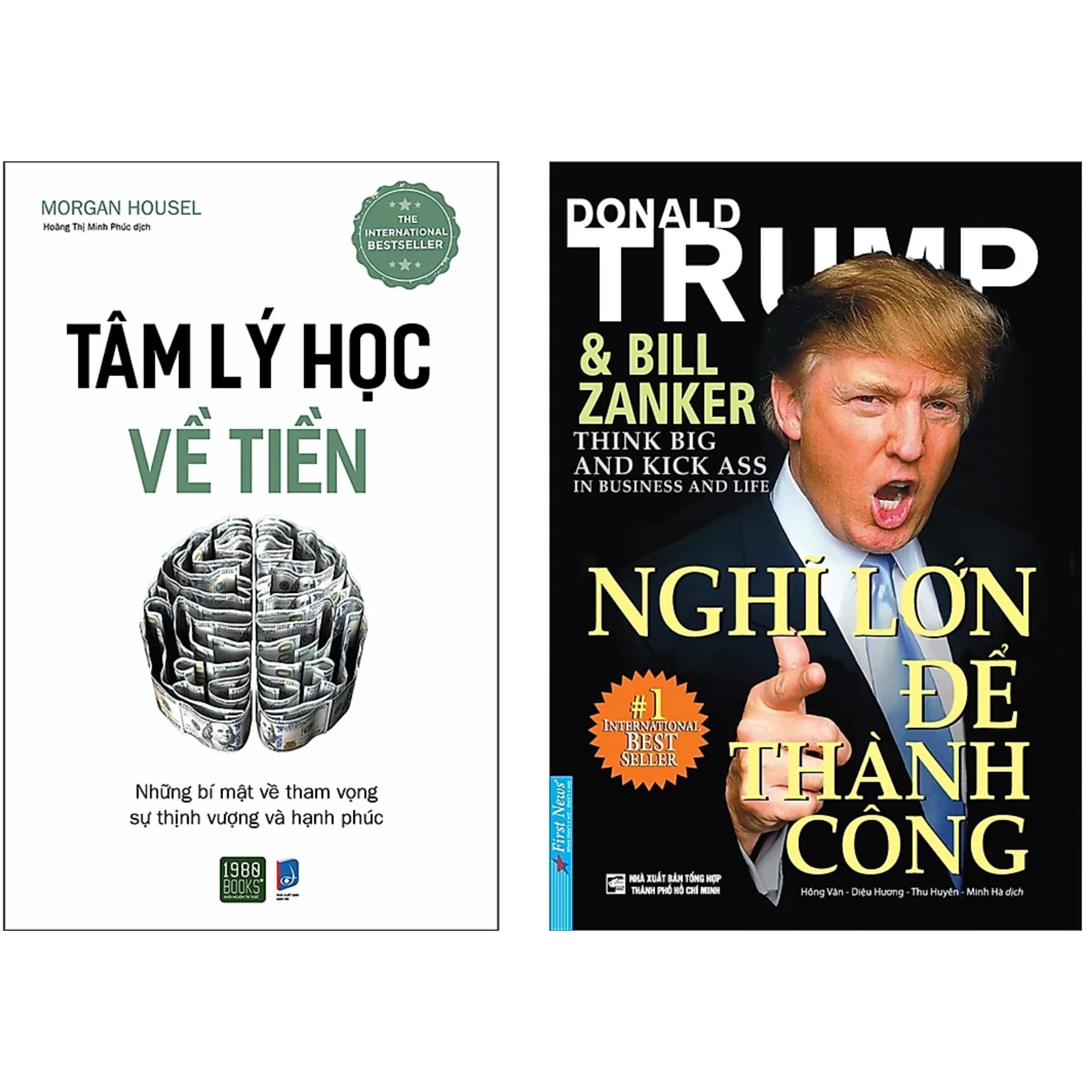 Combo 2Q: Nghĩ Lớn Để Thành Công - Donald Trump + Tâm Lý Học Về Tiền