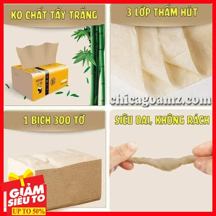 Giấy ăn gấu trúcGấy ăn chất liệu mềm mịn cao cấp chính hiệu GA01