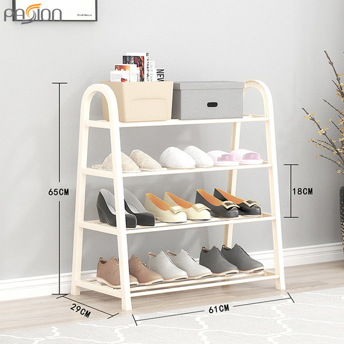 Kệ Giày Hình Chữ A Sắp Xếp Giày, Dép Tiện Lợi, Sang trọng