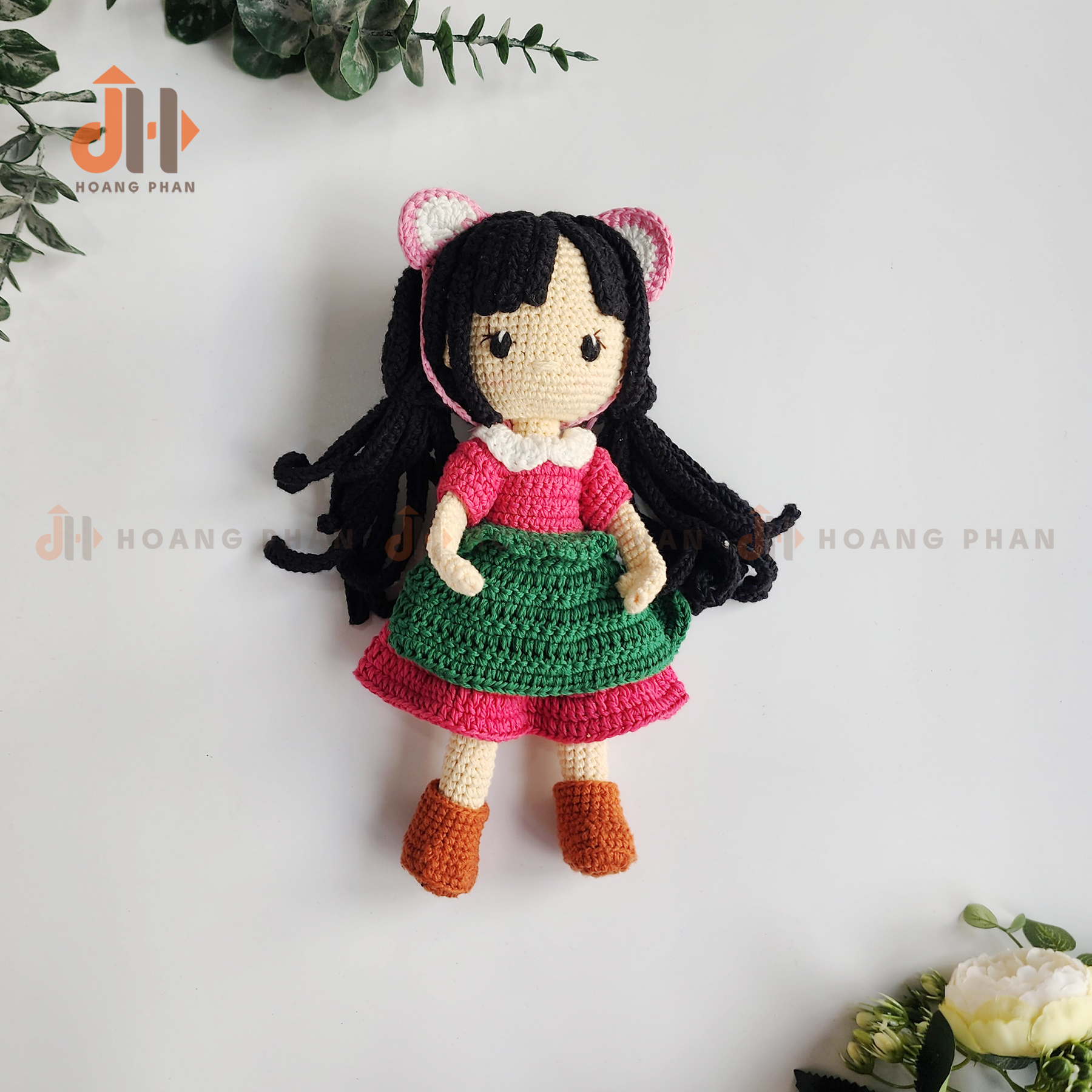 Búp bê móc len - Cô nàng Malala phiên bản 05