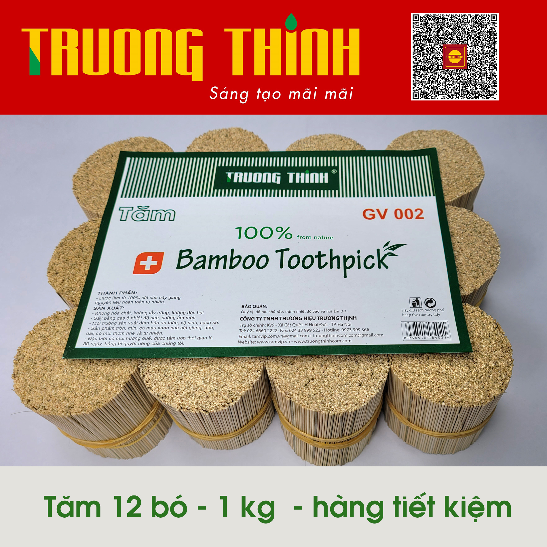 Tăm Xỉa Răng Phổ Thông Đảm Bảo Chất Lượng Tiết Kiệm Gía Siêu Rẻ Thương Hiệu Trường Thịnh - Loại 1000gr - {1kg}