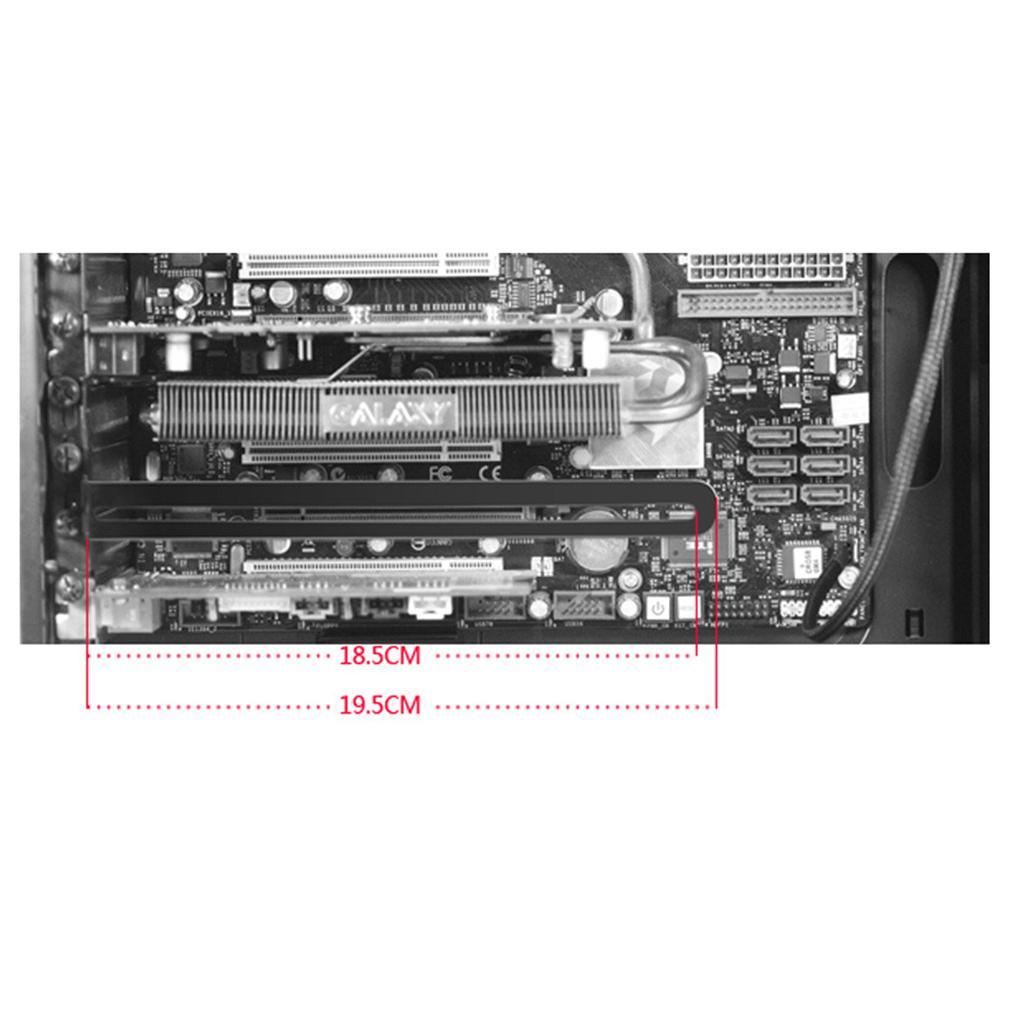 Universal PCI Side blown Graphics Card Cooling Fan Mount Bracket Set
