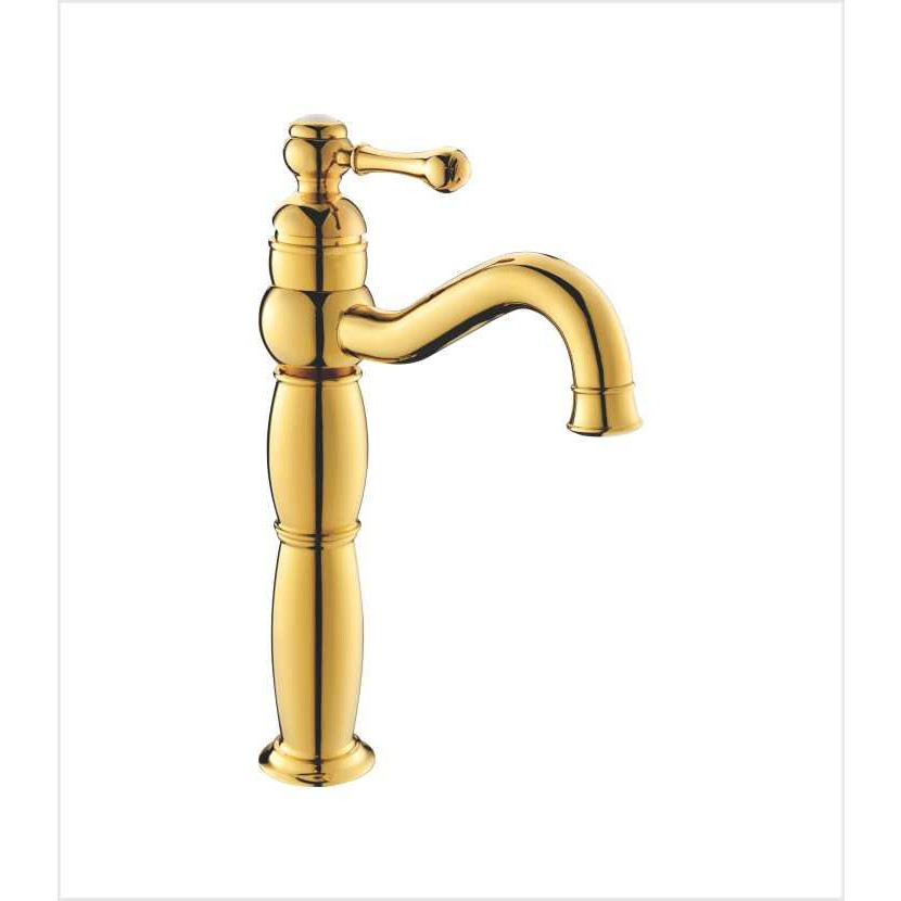 Vòi rửa mặt lavabo mạ vàng EVEREST EV-MV26