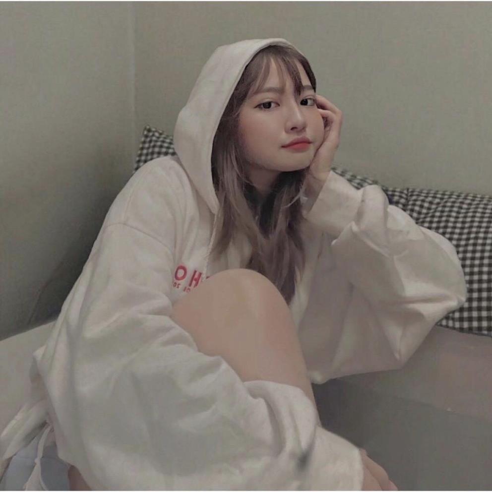 Áo hoodie nam nữ OHOH dáng unisex form rộng chất nỉ bông chống nắng tốt