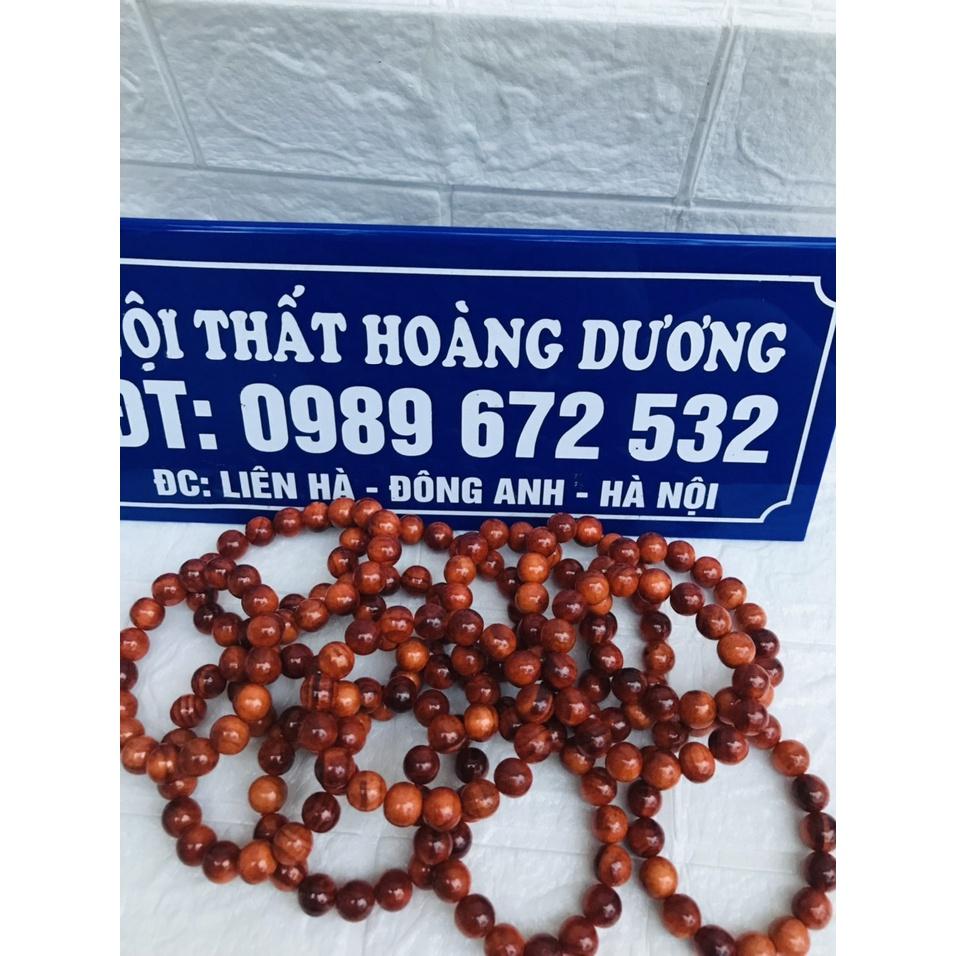 Vòng Tay Gỗ Huyết Long Thấu Quang 100% 12 ly