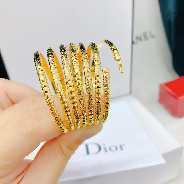 Vòng ximen khoá vàng mạ vàng - bền màu RCLN