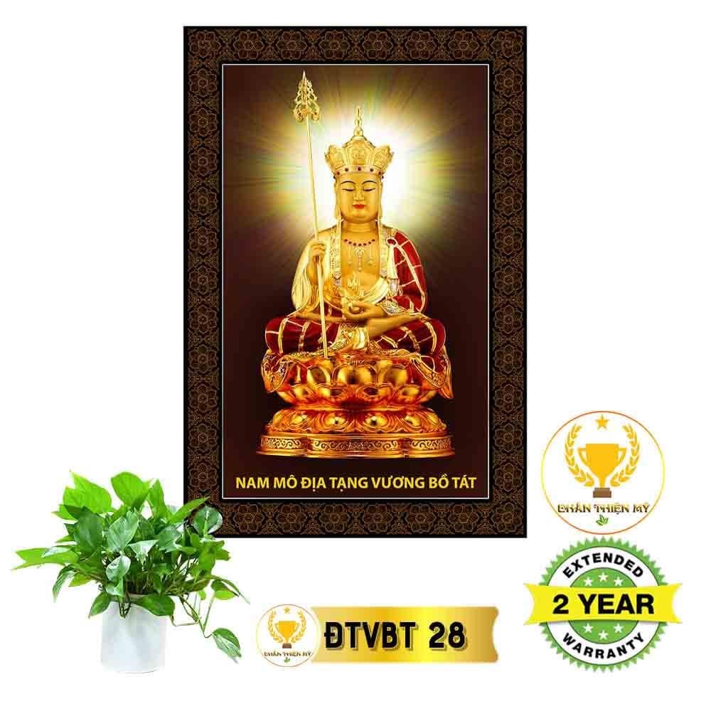 Tranh Địa Tạng Vương có khung_ĐTVK4