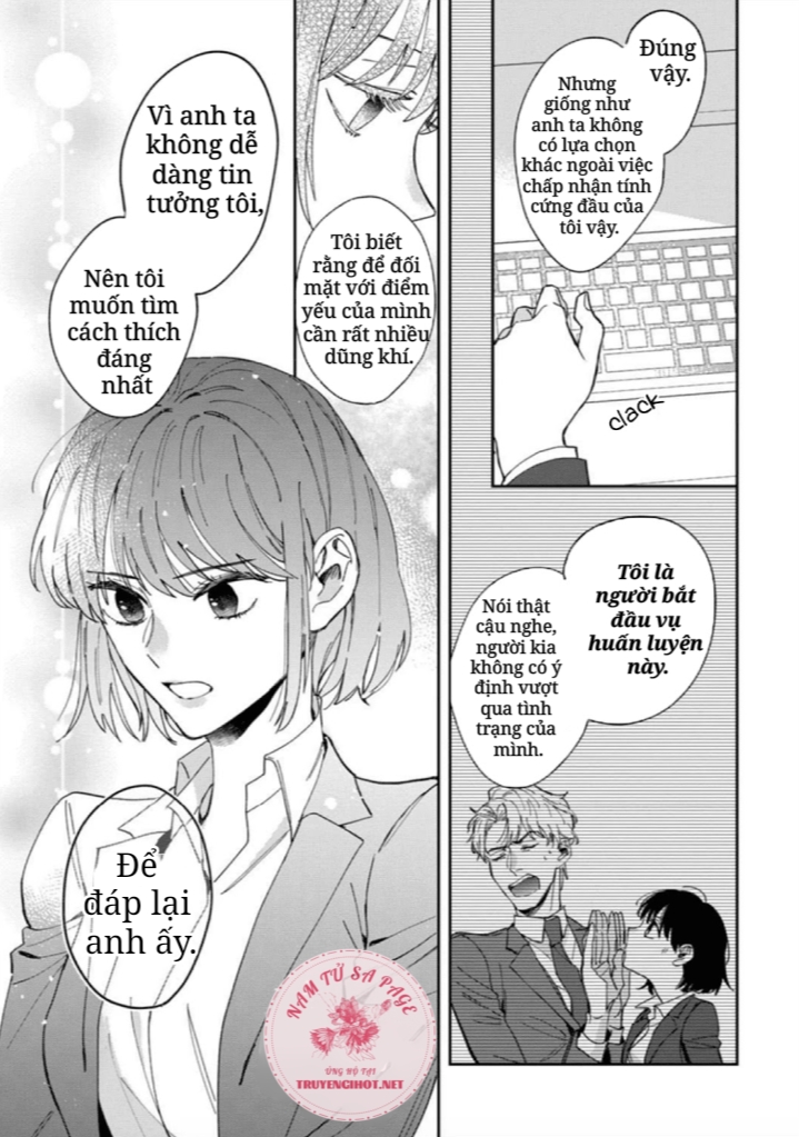 tôi không thể chỉ biết yêu thôi - cấp trên hay soi mói và cấp dưới nghiện mùi chapter 4.1 5