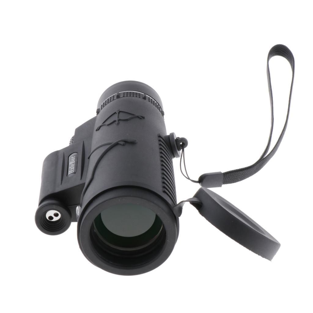 Portable Outdoor 12X Angle Monocular Single Tube Telescope with Phone Clamp