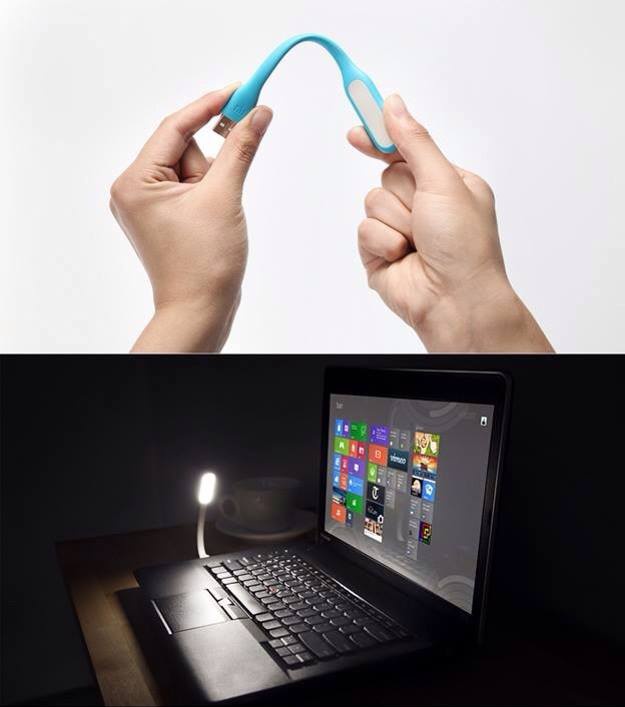 Đèn led cắm cổng usb uốn dẻo thuận tiện cho việc học tập, đọc sách, làm việc ban đêm