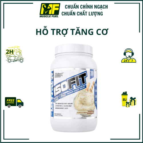 [HÀNG CÔNG TY] Whey IsoFit Protein Cô Lập Tinh Khiết (30 Liều Dùng)