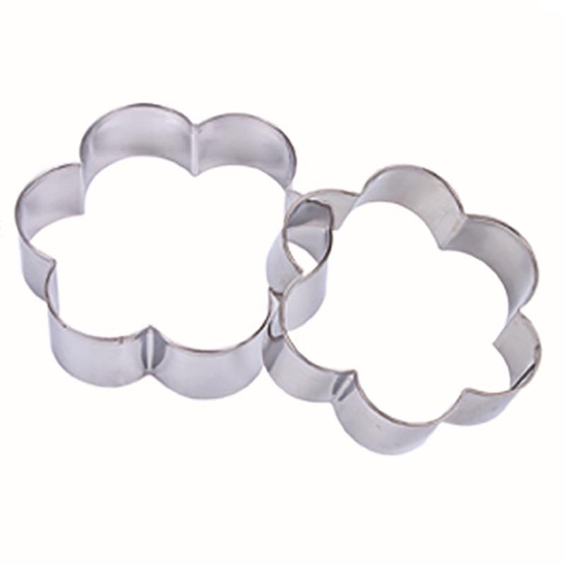 Khuôn RING Mousse Nhấn Cookies Cutter Hình Hoa Dụng Cụ Làm Bánh Quy - CBQUYHOA5P