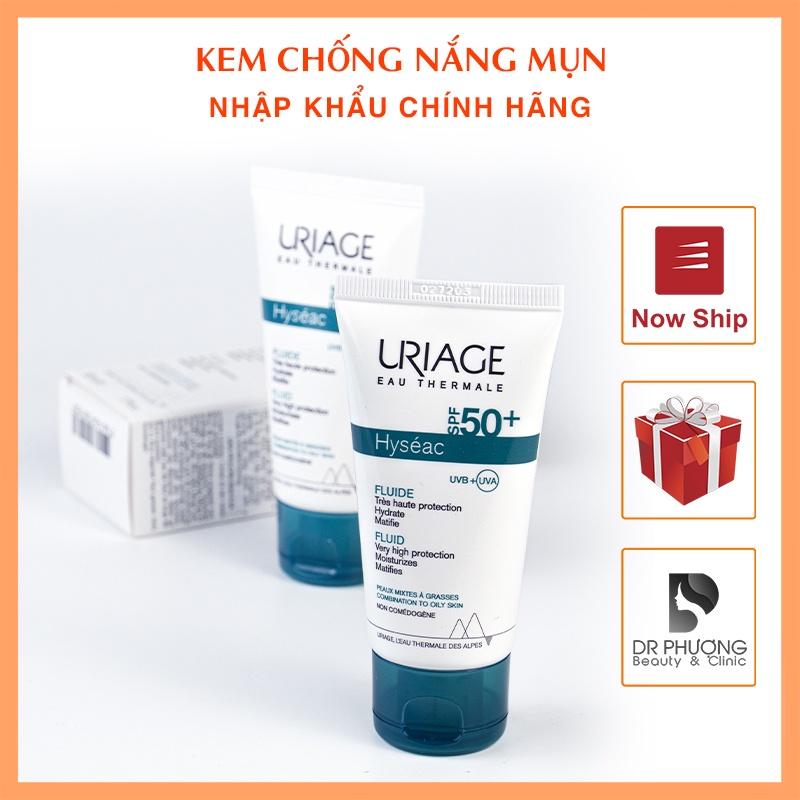 KEM CHỐNG NẮNG URIAGE HYSEAC FLUID cho da dầu mụn