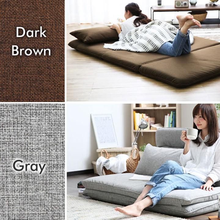 Giường Sofa thư giãn Tatami tặng kèm 2 gối Sang trọng mẫu mới,giường xếp thư giãn chất vải lạnh cao cấp nhiều chế độ gập