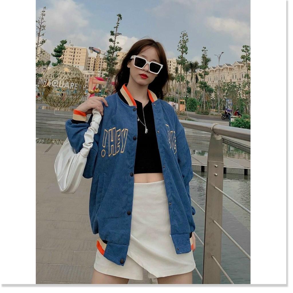 ÁO KHOÁC BOMBER , ÁO KHOÁC NHUNG BOMBER NỮ CỰC ĐẸP SIÊU XINH PHONG CÁCH HÀN QUỐC VINA 1HITSTORE