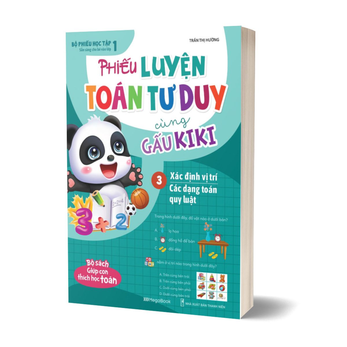 Bộ Sách Phiếu Luyện Toán Tư Duy Cùng Gấu Kiki (Bộ 5 Cuốn)