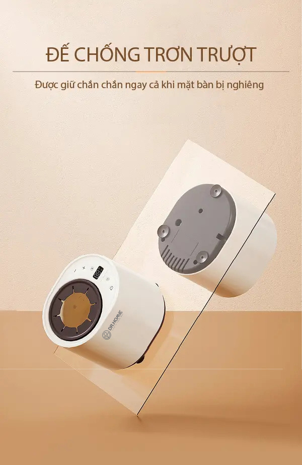 [CHÍNH HÃNG] Máy lắc sữa giữ ấm hâm sữa đa năng DrHomie G63