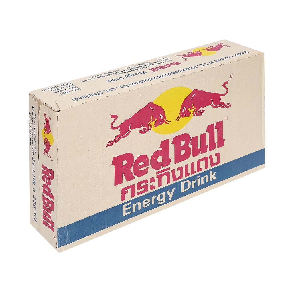 (Thùng) Nước tăng lực RedBull Việt Nam Lon 250ml