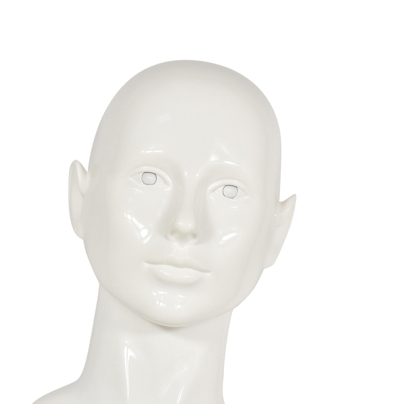 Female Plastic PVC Mannequin Head Model Hat Wig Display Stand Rack
