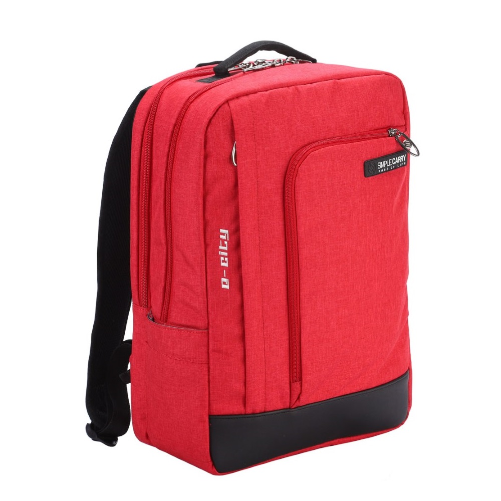 Balo laptop Simplecarry E-City 2 - Red