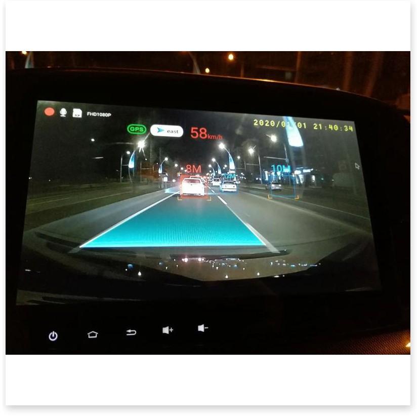 Dual Dash Camera Ghi hình trước sau ô tô, hỗ trợ ADAS và Android