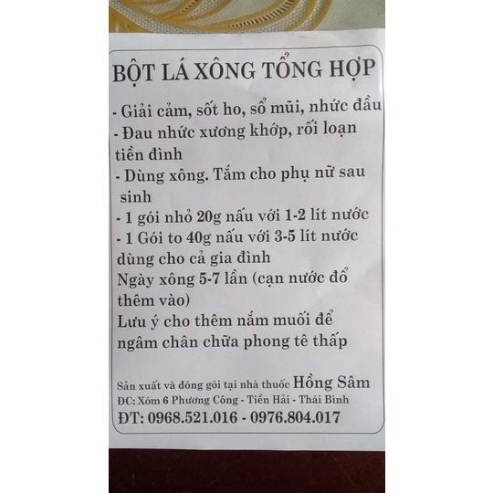 Bột Lá Xông Giải Cảm Đơn Giản Hiệu Quả sp0