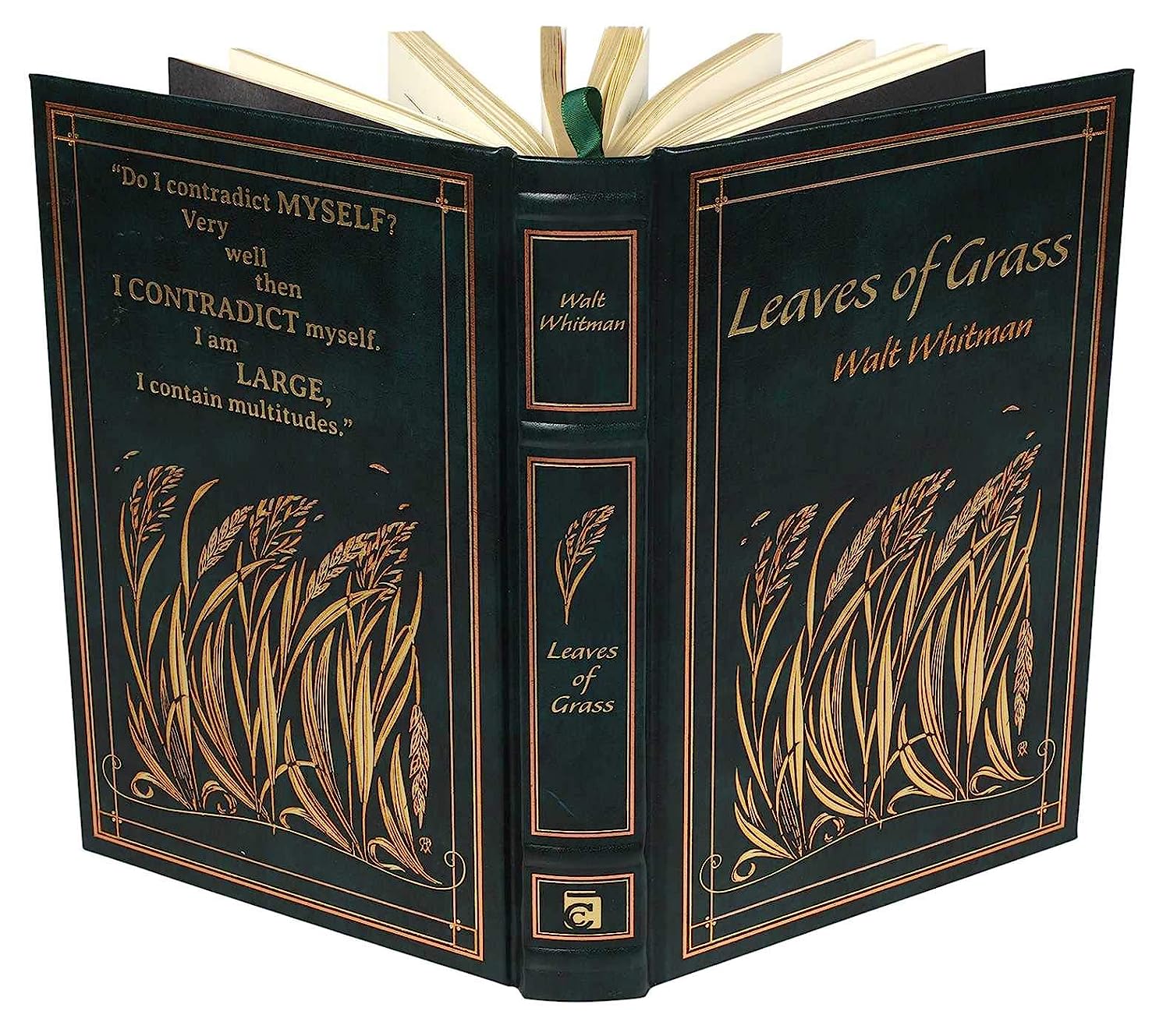 Artbook - Sách Tiếng Anh - Leaves of Grass (Leather-bound Classics)