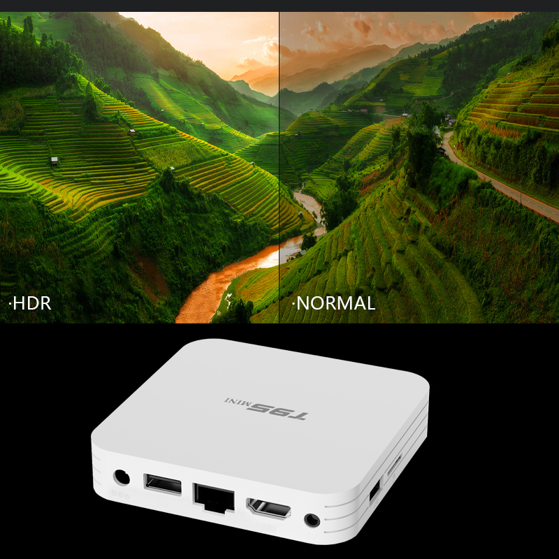 Android tv box xem phim 4K bộ nhớ 16GB Ram 2GB Android 10.0 thiết kế màu trắng nhỏ gọn hình ảnh sắc nét xem nhiều kênh truyền hình T95MINI