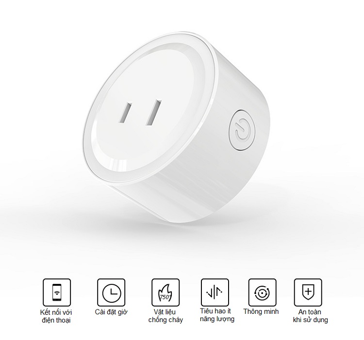 Phích cắm thông minh ĐKTX qua Wifi