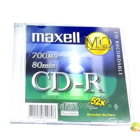 Đĩa CD Maxell có vỏ - 1 cái kèm hộp nhựa