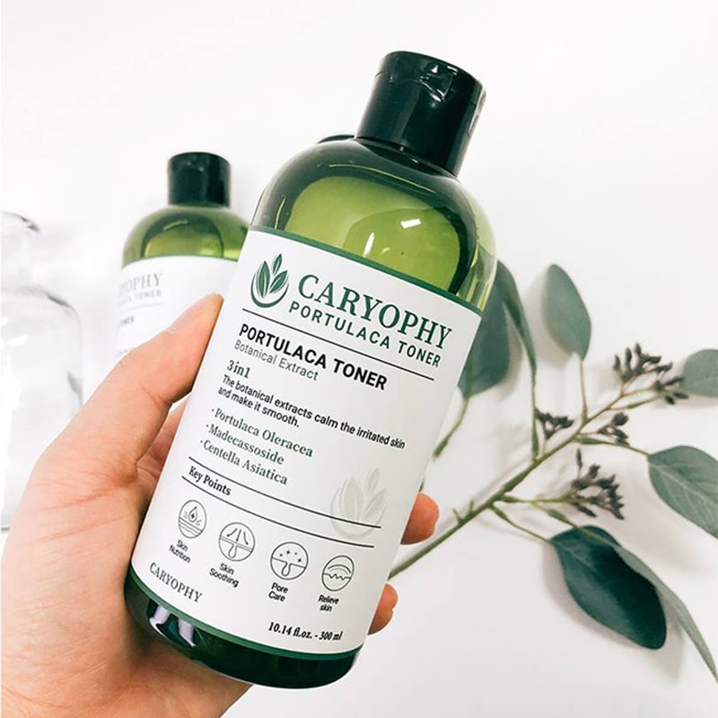 Bộ sản phẩm hỗ trợ điều trị mụn Caryophy (Toner + Serum)