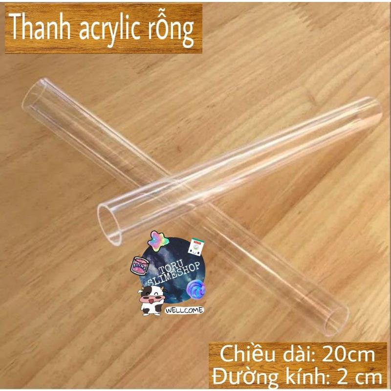 Thanh lăn đất sét bằng nhựa acrylic trong suốt toru_slime