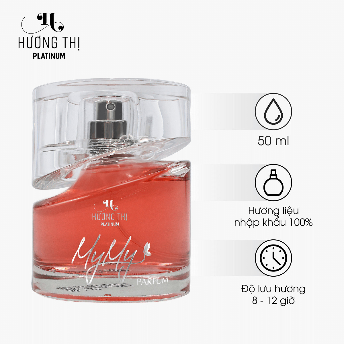 Nước Hoa Nữ MyMy Hương Thị Thanh Lịch, Trẻ Trung, Quyến Rũ 50ml